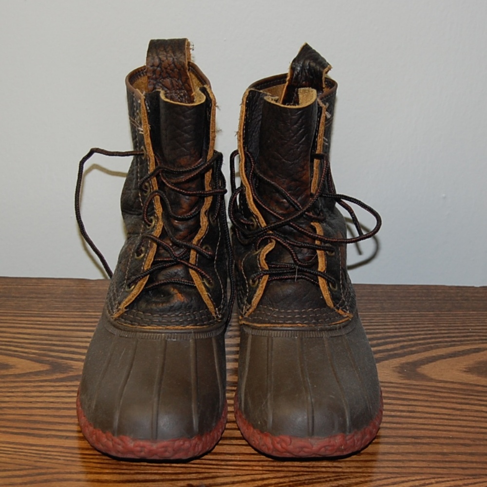LL Bean Boots, 8" Bison - size 7